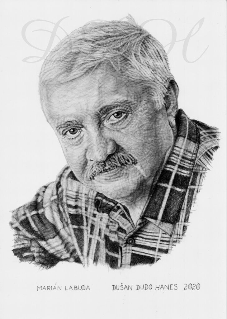 046 - Marián Labuda, portrét Dušan Dudo Hanes