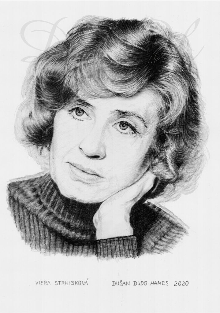 048 - Viera Strnisková, portrét Dušan Dudo Hanes