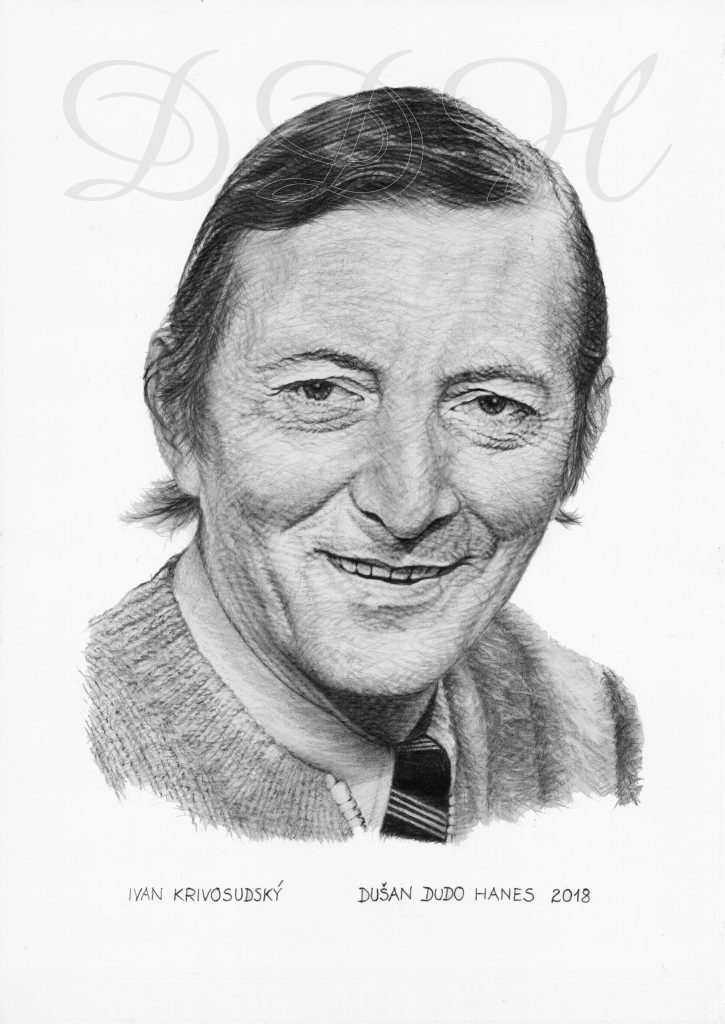 100 - Ivan Krivosudský, portrét Dušan Dudo Hanes