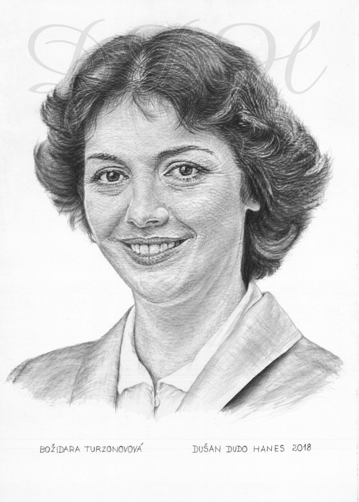 101 - Božidara Turzonovová, portrét Dušan Dudo Hanes