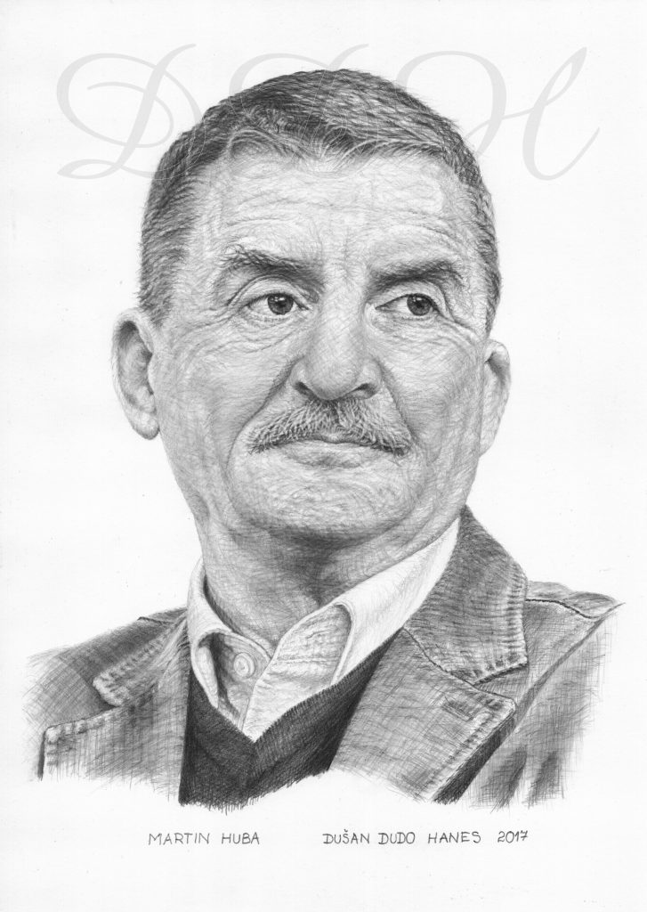 102 - Martin Huba, portrét Dušan Dudo Hanes