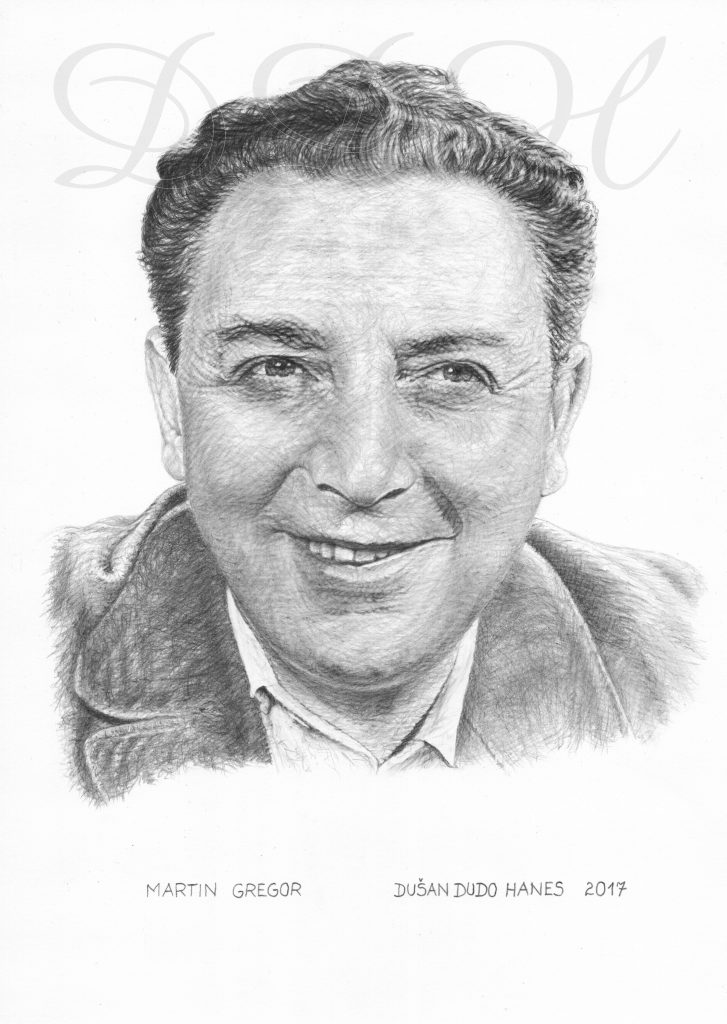 104_Martin Gregor, portrét Dušan Dudo Hanes