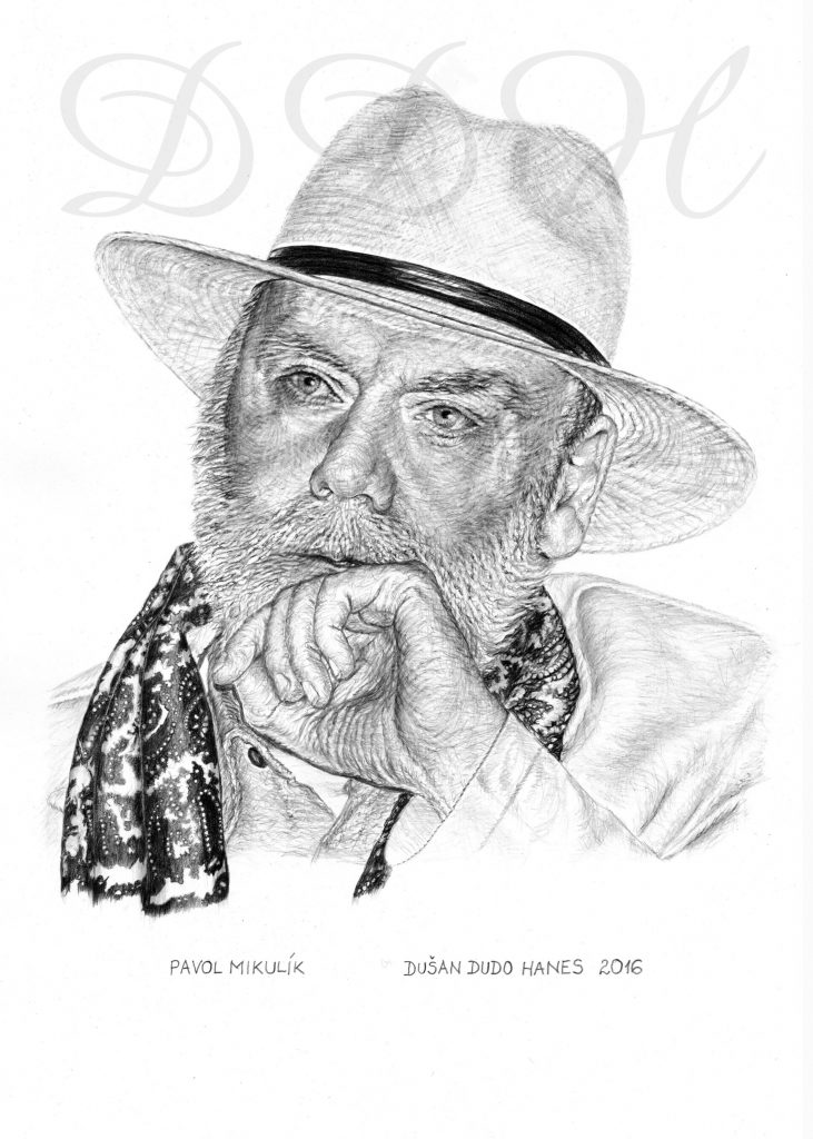 114 -Pavol Mikulík, portrét Dušan Dudo Hanes