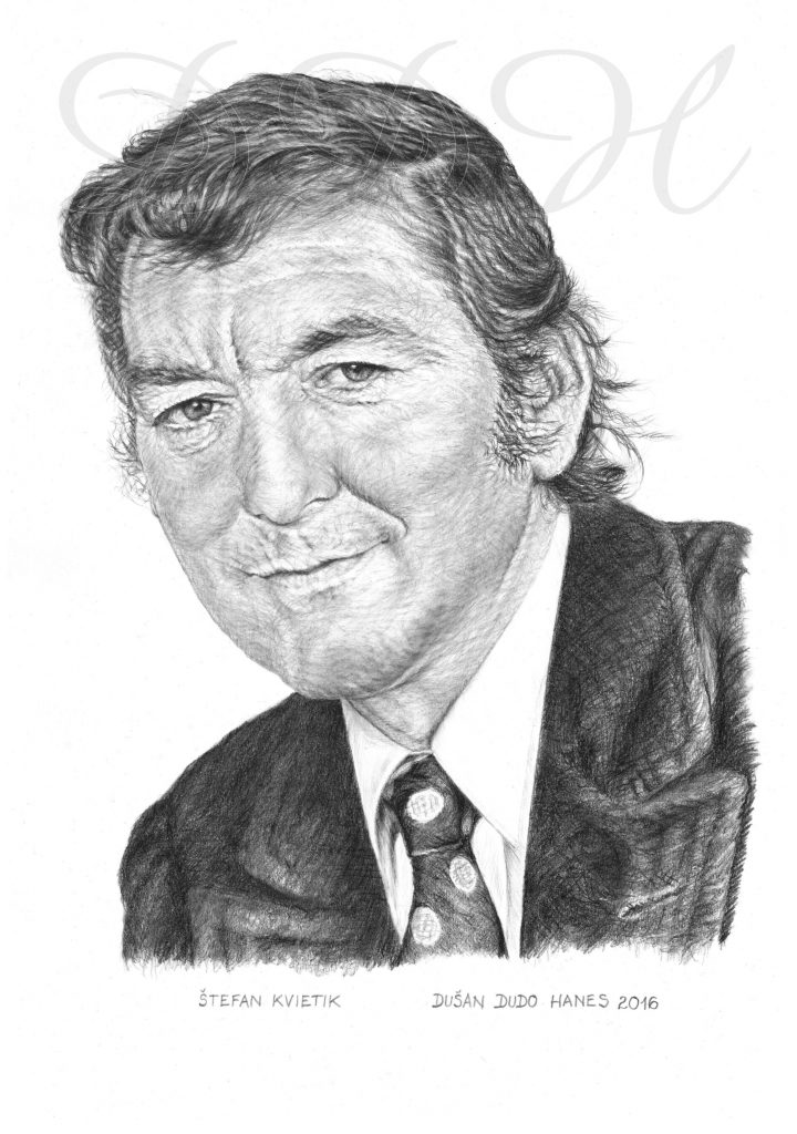 115 -Štefan Kvietik, portrét Dušan Dudo Hanes