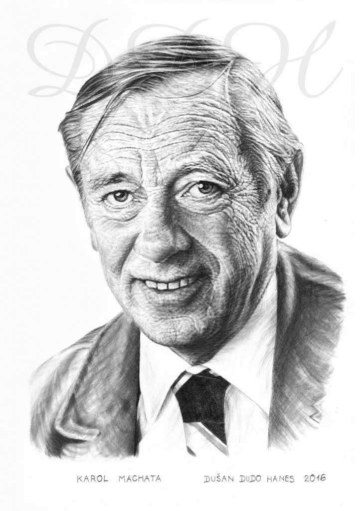 116 - Karol Machata, portrét Dušan Dudo Hanes