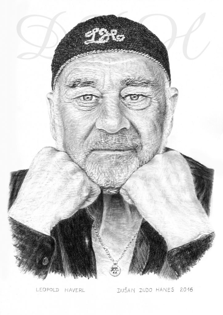 117 - Leopold Haverl, portrét Dušan Dudo Hanes