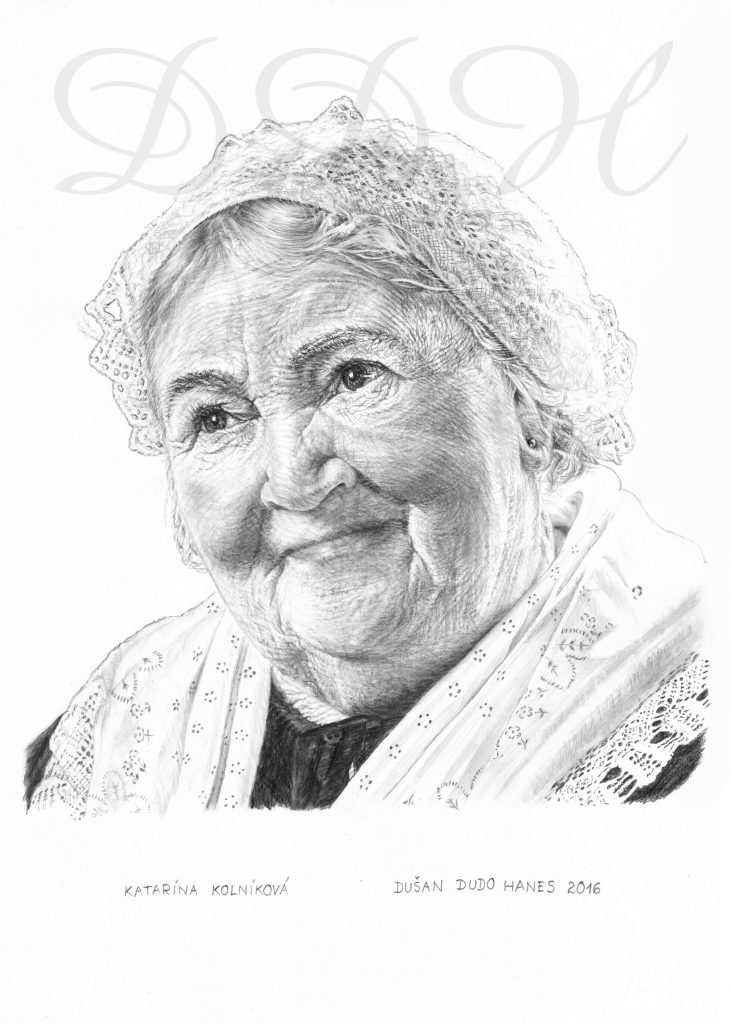 118 - Katarína Kolníková, portrét Dušan Dudo Hanes