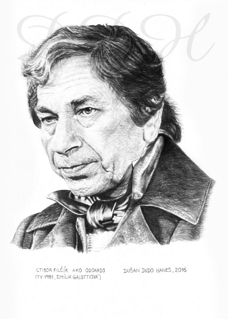 120 - Ctibor Filčík, portrét Dušan Dudo Hanes