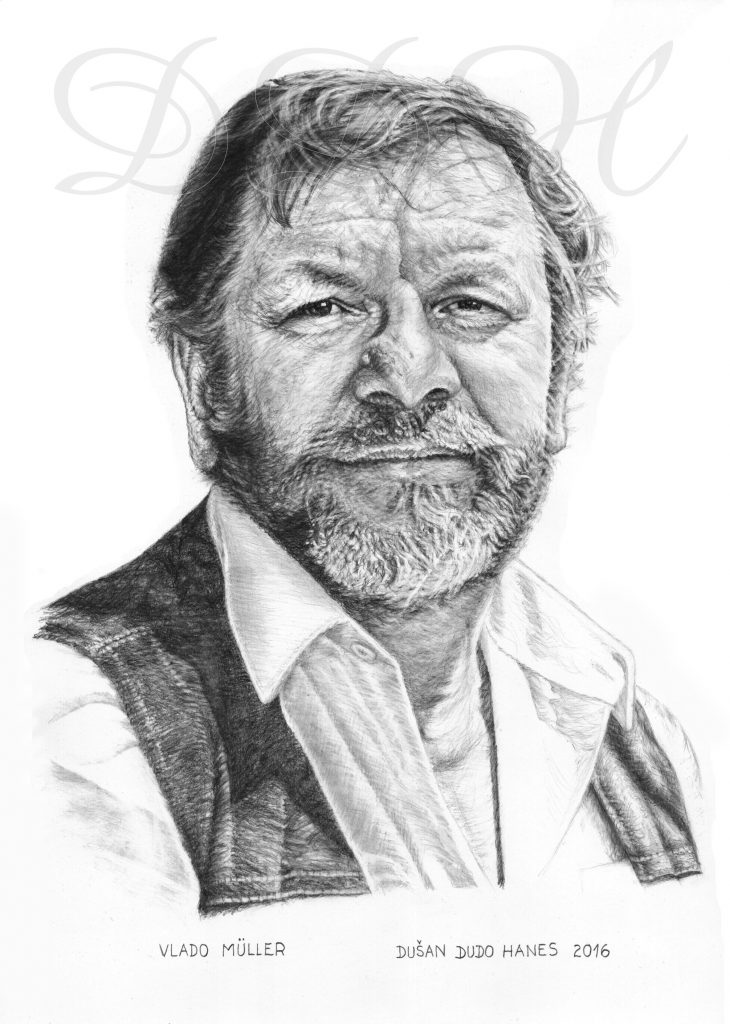 121 - Vlado Müller, portrét Dušan Dudo Hanes