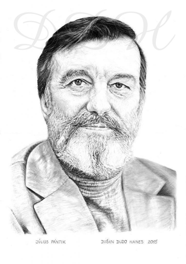 126 - Július Pántik, portrét Dušan Dudo Hanes