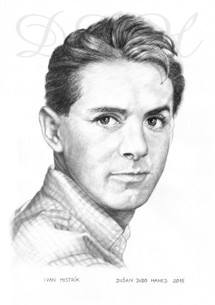 127 - Ivan Mistrík, portrét Dušan Dudo Hanes