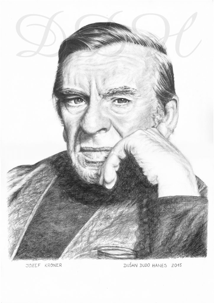 130 - Jozef Kroner, portrét Dušan Dudo Hanes