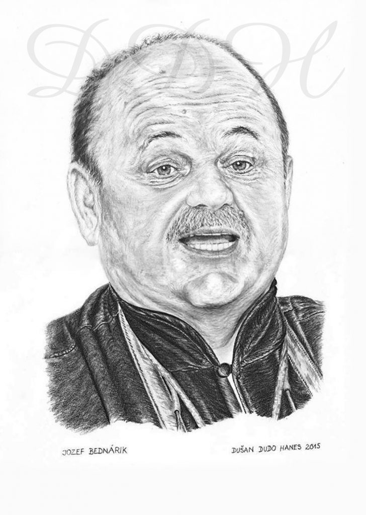 132 - Jozef Bednárik, portrét Dušan Dudo Hanes