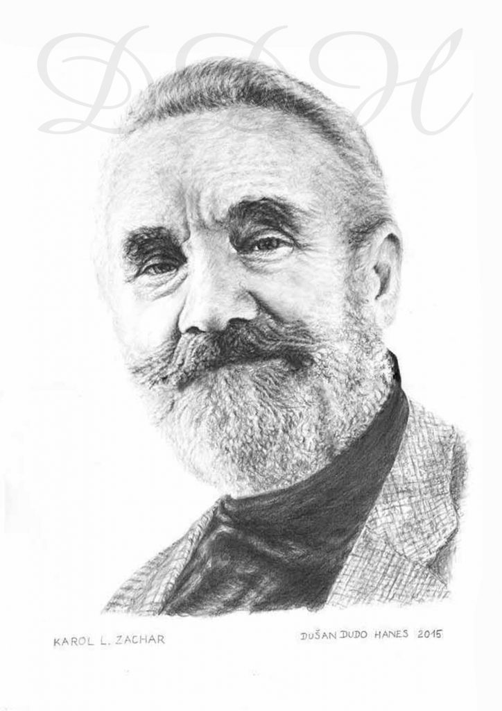 133 - Karol L. Zachar, portrét Dušan Dudo Hanes