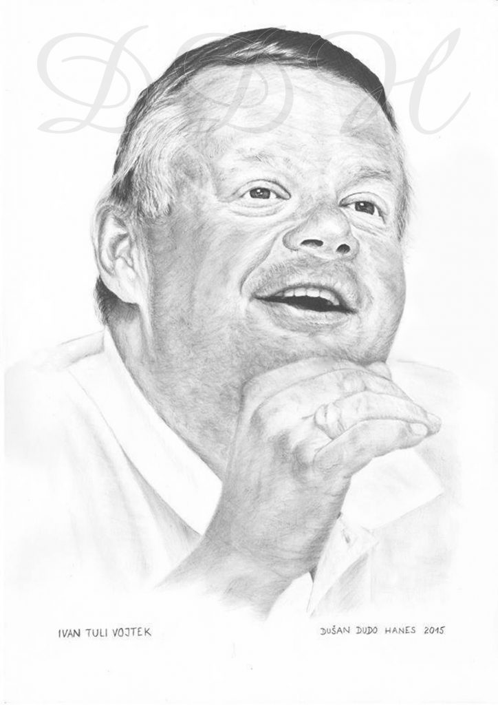 135 - Ivan Tuli Vojtek, portrét Dušan Dudo Hanes