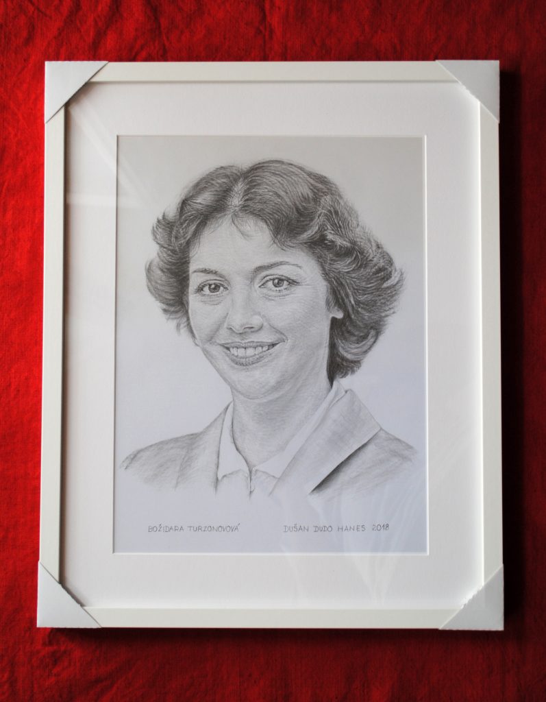 197 - Božidara Turzonovová. Portrét v ráme, Dušan Dudo Hanes