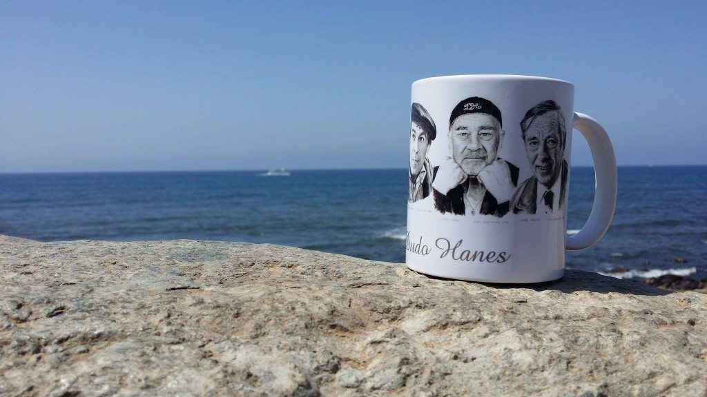 200 A Hrnček s mojim logom. Maspalomas, Gran Canaria. Foto: Ron Šmeral