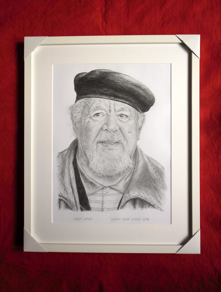 210 - Jozef Dóczy. Portrét v ráme, Dušan Dudo Hanes