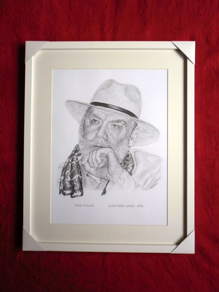 213 - Pavol Mikulík - Portrét v ráme, Dušan Dudo Hanes