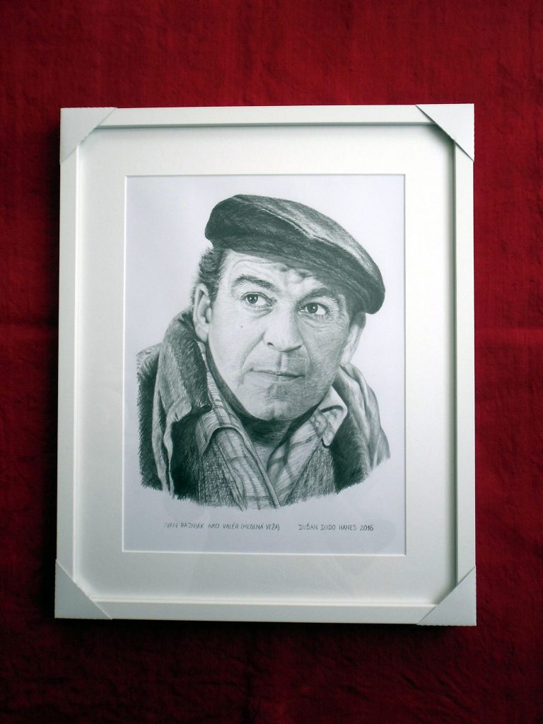 223 - Ivan Rajniak ako Valér (Medená veža). Portrét v ráme, Dušan Dudo Hanes