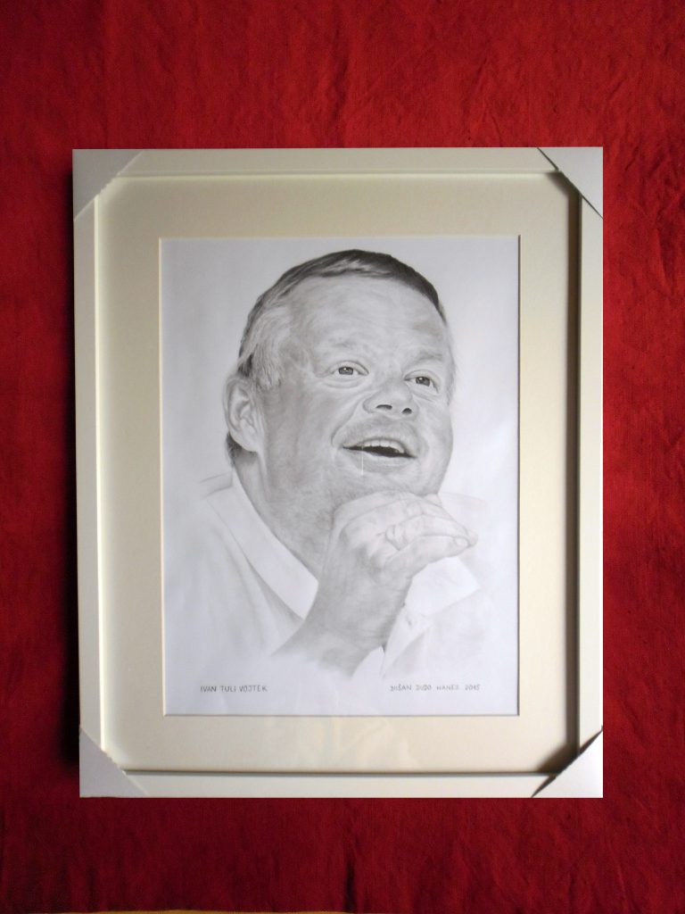 234 - Ivan Tuli Vojtek. Portrét v ráme, Dušan Dudo Hanes