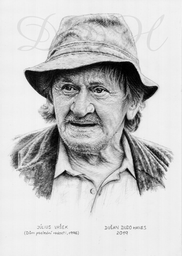 045 - Július Vašek, portrét Dušan Dudo Hanes