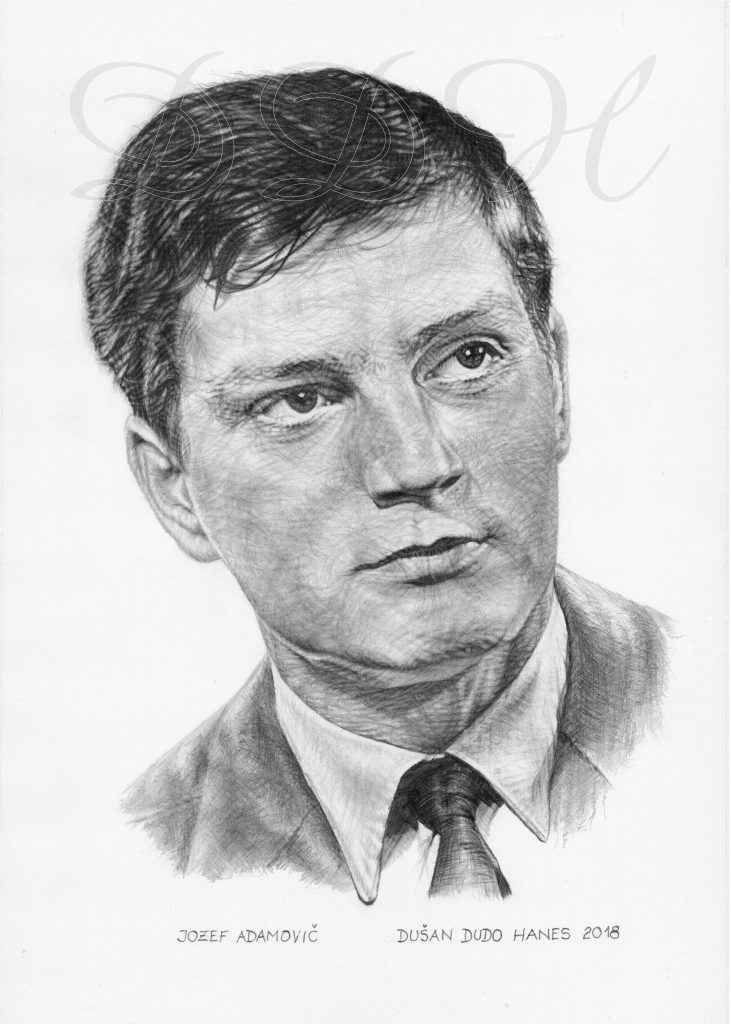 98 - Jozef Adamovič, portrét Dušan Dudo Hanes